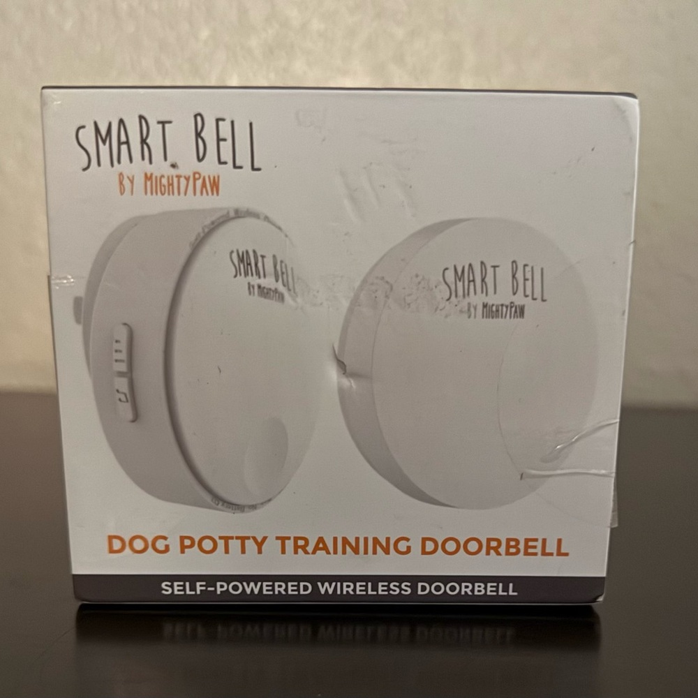 Mighty Paw Smart Bell Dog Potty Training Doorbell | Wireless | Self-Powered NIB
